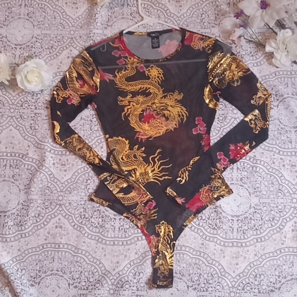 Black Sheer bodysuit - Picture 14 of 14